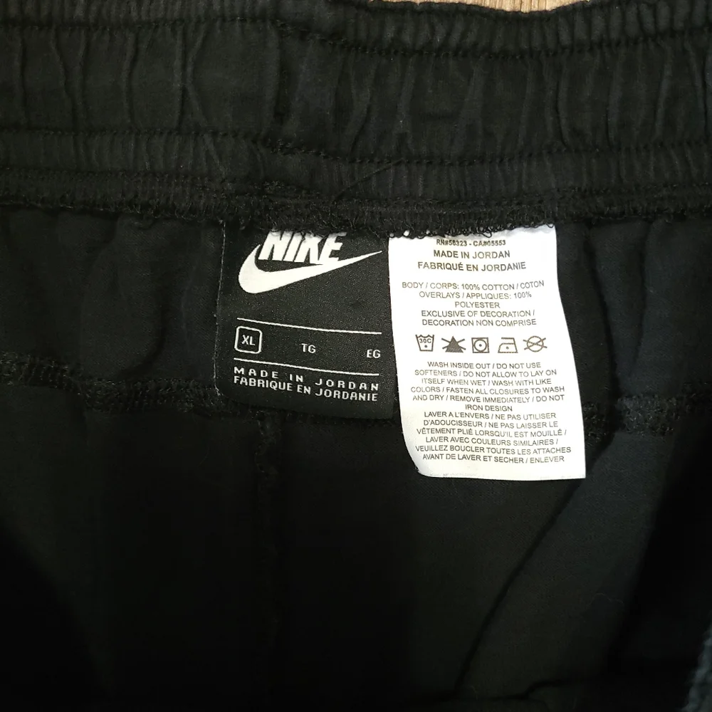 Nike Men’s Black Athletic Shorts with Drawstring